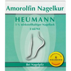 AMOROLFIN Nagelkur Heumann 5% wst.halt.Nagellack 3 ml – Артикул 9296195 (артикул 9296195) Германия