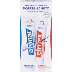 ARONAL/ELMEX Doppelschutz Zahnpasta 2X75 ml – Артикул 9427496 (артикул 9427496) Германия