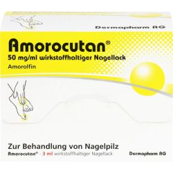 AMOROCUTAN 50 mg/ml wirkstoffhaltiger Nagellack 3 ml – Артикул 10050536 (артикул 10050536) Германия