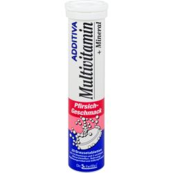 ADDITIVA Multivit.+Mineral Pfirsich R Brausetabl. 20 St – Артикул 10060210 (артикул 10060210) Германия