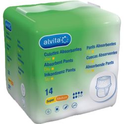 ALVITA Inkontinenz Pants super medium 14 St – Артикул 10758063 (артикул 10758063) Германия