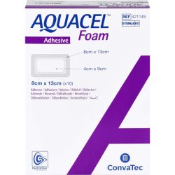 AQUACEL Foam adhsiv 8x13 cm Verband 10 St – Артикул 10818316 (артикул 10818316) Германия