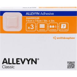 ALLEVYN Adhesive 7,5x7,5 cm haftende Wundauflage 3 St – Артикул 10914451 (артикул 10914451) Германия