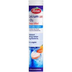ABTEI Calcium 1000+D3 Osteo Vital Brausetabletten 15 St – Артикул 11596958 (артикул 11596958) Германия