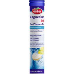 ABTEI Magnesium 400 Plus Vitamin C+E Brausetabl. 15 St – Артикул 11596964 (артикул 11596964) Германия