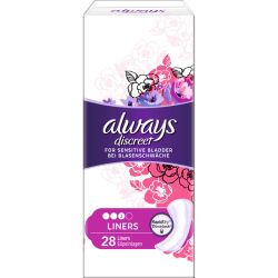 ALWAYS discreet Inkontinenz Liner Slipeinlagen 28 St – Артикул 11642730 (артикул 11642730) Германия