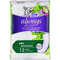 ALWAYS discreet Inkontinenz Binden normal 12 St – Артикул 11642776 (артикул 11642776) Германия