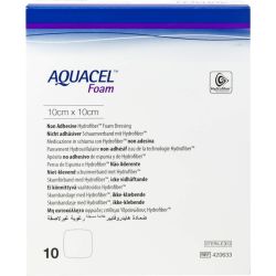 AQUACEL Foam nicht adhsiv 10x10 cm Verband 10 St – Артикул 12378749 (артикул 12378749) Германия