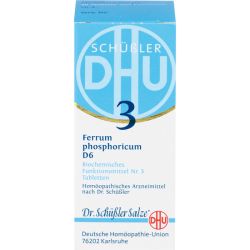 BIOCHEMIE DHU 3 Ferrum phosphoricum D 6 Tabletten 80 St – Артикул 273979 (артикул 273979) Германия