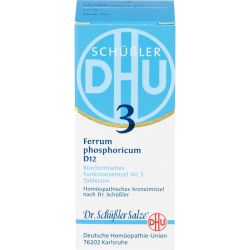 BIOCHEMIE DHU 3 Ferrum phosphoricum D 12 Tabletten 80 St – Артикул 274016 (артикул 274016) Германия