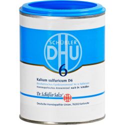 BIOCHEMIE DHU 6 Kalium sulfuricum D 6 Tabletten 1000 St – Артикул 274281 (артикул 274281) Германия