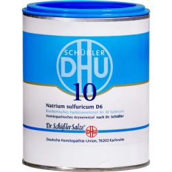 BIOCHEMIE DHU 10 Natrium sulfuricum D 6 Tabletten 1000 St – Артикул 274660 (артикул 274660) Германия