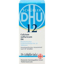 BIOCHEMIE DHU 12 Calcium sulfuricum D 6 Tabletten 80 St – Артикул 274861 (артикул 274861) Германия