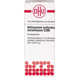 ANTIMONIUM SULFURATUM aurantiacum C 200 Globuli 10 g – Артикул 545165 (артикул 545165) Германия