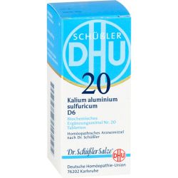 BIOCHEMIE DHU 20 Kalium alum.sulfur.D 6 Tabletten 80 St – Артикул 1196212 (артикул 1196212) Германия