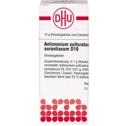 ANTIMONIUM SULFURATUM aurantiacum D 10 Globuli 10 g – Артикул 1757225 (артикул 1757225) Германия