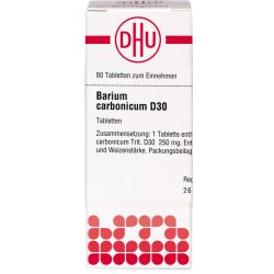 BARIUM CARBONICUM D 30 Tabletten 80 St – Артикул 2111146 (артикул 2111146) Германия