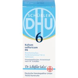 BIOCHEMIE DHU 6 Kalium sulfuricum D 6 Tabletten 200 St – Артикул 2580651 (артикул 2580651) Германия