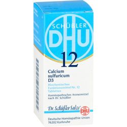 BIOCHEMIE DHU 12 Calcium sulfuricum D 3 Tabletten 200 St – Артикул 2581047 (артикул 2581047) Германия