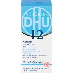 BIOCHEMIE DHU 12 Calcium sulfuricum D 6 Tabletten 200 St – Артикул 2581053 (артикул 2581053) Германия
