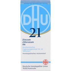 BIOCHEMIE DHU 21 Zincum chloratum D 6 Tabletten 200 St – Артикул 2581656 (артикул 2581656) Германия