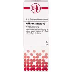 ACIDUM OXALICUM D 6 Dilution 20 ml – Артикул 2806196 (артикул 2806196) Германия