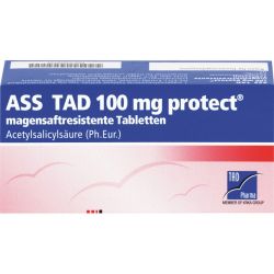 ASS TAD 100 mg protect magensaftres.Filmtabletten 50 St – Артикул 3828194 (артикул 3828194) Германия