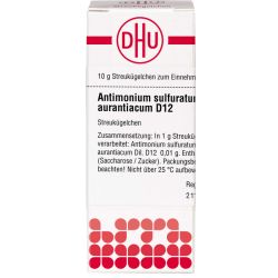 ANTIMONIUM SULFURATUM aurantiacum D 12 Globuli 10 g – Артикул 7159034 (артикул 7159034) Германия
