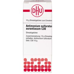ANTIMONIUM SULFURATUM aurantiacum C 30 Globuli 10 g – Артикул 7594534 (артикул 7594534) Германия