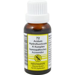 ACIDUM HYDROFLUORICUM K Komplex Nr.72 Dilution 20 ml – Артикул 8652239 (артикул 8652239) Германия