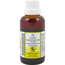 ACIDUM HYDROFLUORICUM K Komplex Nr.72 Dilution 50 ml – Артикул 8652245 (артикул 8652245) Германия