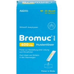 BROMUC akut 600 mg Hustenlser Plv.z.H.e.L.z.Einn. 20 St – Артикул 11353150 (артикул 11353150) Германия
