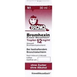 BROMHEXIN Krewel Meuselb.Tropfen 12mg/ml 30 ml – Артикул 620441 (артикул 620441) Германия