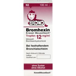 BROMHEXIN Krewel Meuselb.Tropfen 12mg/ml 100 ml – Артикул 620493 (артикул 620493) Германия