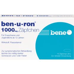 BEN-U-RON 1.000 mg Suppositorien 10 St – Артикул 1484879 (артикул 1484879) Германия