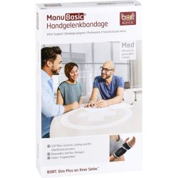 BORT ManuBasic Bandage rechts M schwarz 1 St – Артикул 2759338 (артикул 2759338) Германия