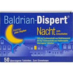 BALDRIAN DISPERT Nacht zum Einschlafen b.Tabl. 50 St – Артикул 2859873 (артикул 2859873) Германия