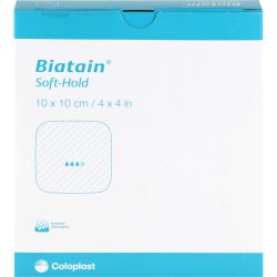 BIATAIN Schaumverband 10x10 cm sanft haftend 5 St – Артикул 4474166 (артикул 4474166) Германия