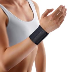 BORT Handgelenkbandage m.Klettverschl.Gr.2 schwarz 1 St – Артикул 4654098 (артикул 4654098) Германия