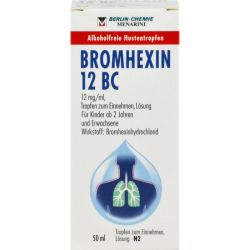 BROMHEXIN 12 BC Tropfen zum Einnehmen 50 ml – Артикул 6890555 (артикул 6890555) Германия