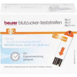 BEURER GL44/GL50 Blutzucker-Teststreifen 100 St – Артикул 9929677 (артикул 9929677) Германия