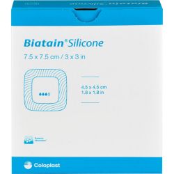 BIATAIN Silicone Schaumverband 7,5x7,5 cm 10 St – Артикул 10837905 (артикул 10837905) Германия