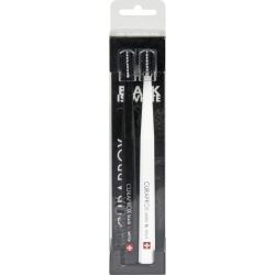 BLACK IS WHITE Zahnbrsten Set black/white 2 St – Артикул 12448409 (артикул 12448409) Германия
