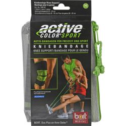 BORT ActiveColor Sport Kniebandage M schw./grn 1 St – Артикул 12573793 (артикул 12573793) Германия