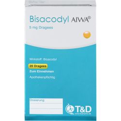 BISACODYL AIWA 5 mg Dragees 20 St – Артикул 14160345 (артикул 14160345) Германия