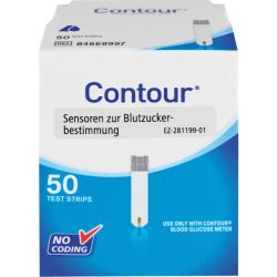 CONTOUR Sensoren Teststreifen 50 St – Артикул 363257 (артикул 363257) Германия