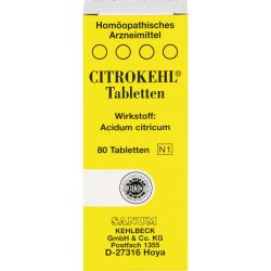CITROKEHL Tabletten 80 St – Артикул 733116 (артикул 733116) Германия