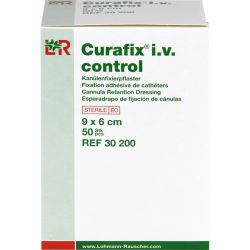 CURAFIX i.v. Control Kanlenfixierpfl.6x9 cm 50 St – Артикул 1320563 (артикул 1320563) Германия