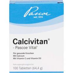 CALCIVITAN Pascoe Vital Tabletten 100 St – Артикул 1352072 (артикул 1352072) Германия