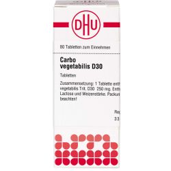 CARBO VEGETABILIS D 30 Tabletten 80 St – Артикул 2117775 (артикул 2117775) Германия